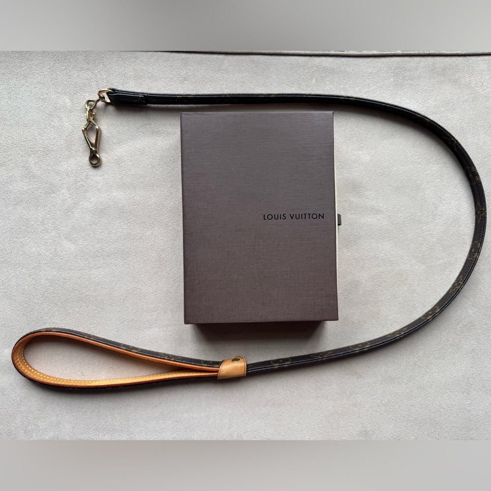 Louis Vuitton Black and Brown Dog Leash